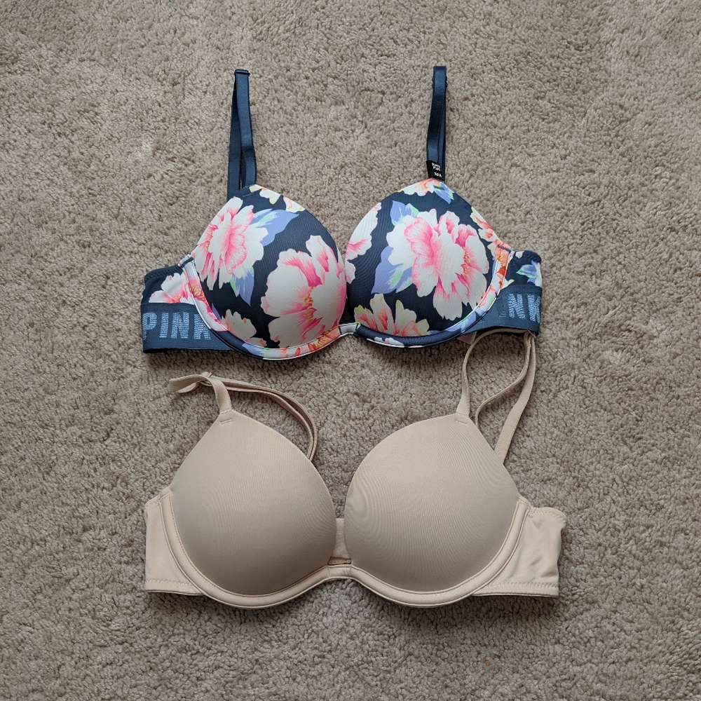 2 PINK bras